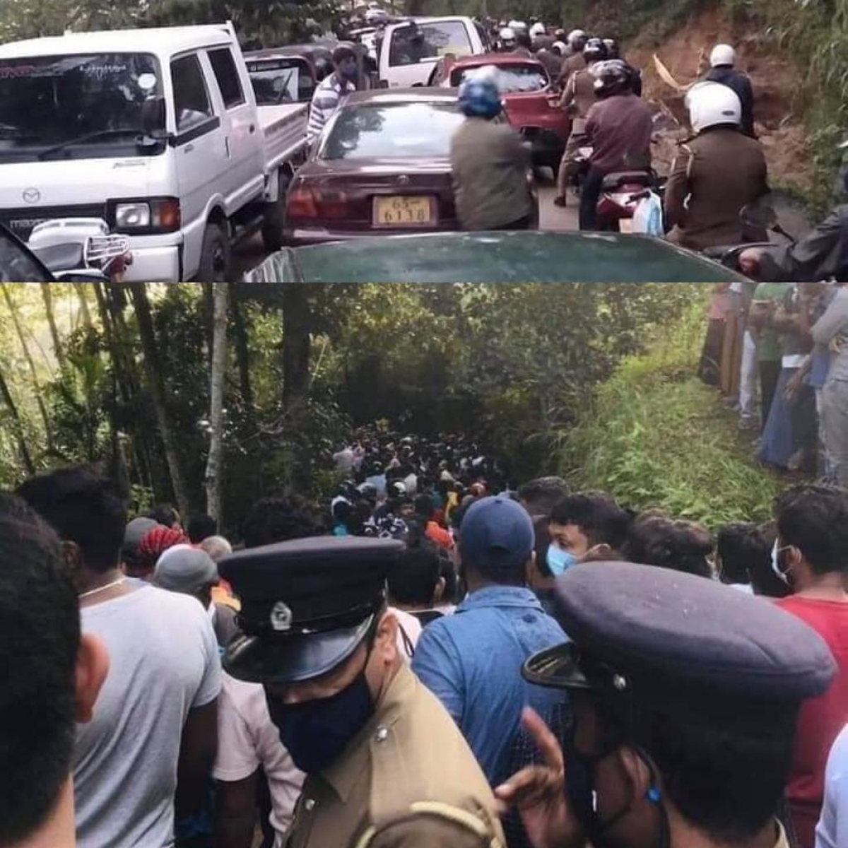 Appalling Scenes In Kagalle: Thousands Gather Near The House Of Witch Doctor To Obtain Mysterious &quot;Local Cure&quot; For COVID19