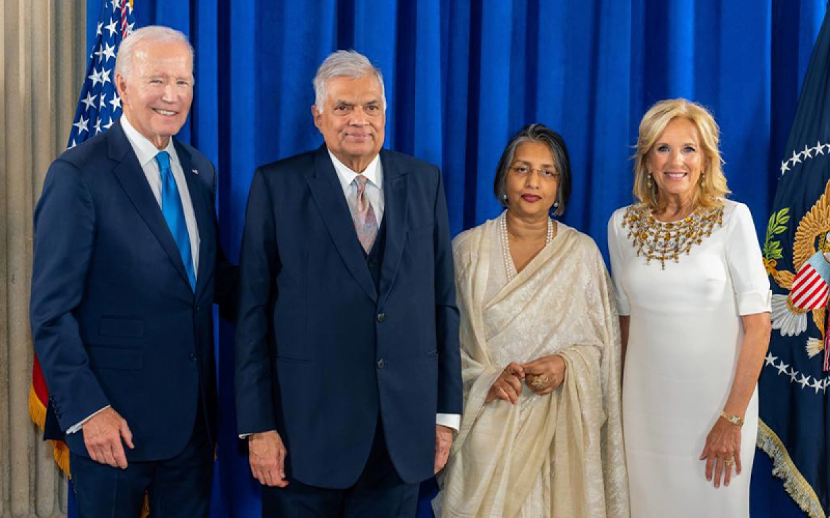 Ranil Meets US President Joe Biden: Engages in Cordial Discussions on the Sidelines of UNGA