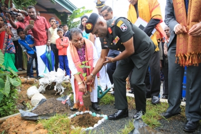 Indian High Commission Organizes Special Tree Planting Ceremony At Mahatma Gandhi Puram In Nuwaraeliya