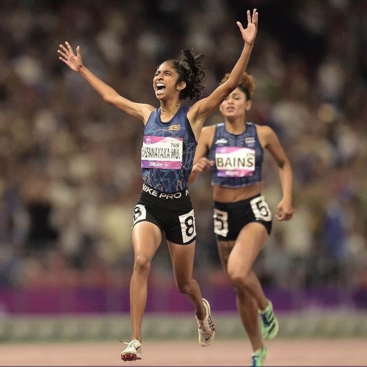 Historic Victory: Tharushi Karunarathne Secures Gold for Sri Lanka in Asian Games 800m