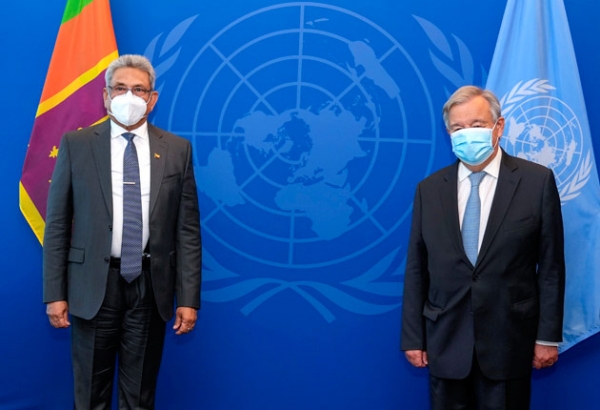 President Meets UN Secretary-General: Guterres Assures Fullest Cooperation To Promote Unity Among Communities