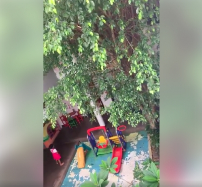 Nightmare At Daycare: Neighbours Film Screaming Toddler Locked Out Of Private Day Care Centre ‘For Hours’ [Video]