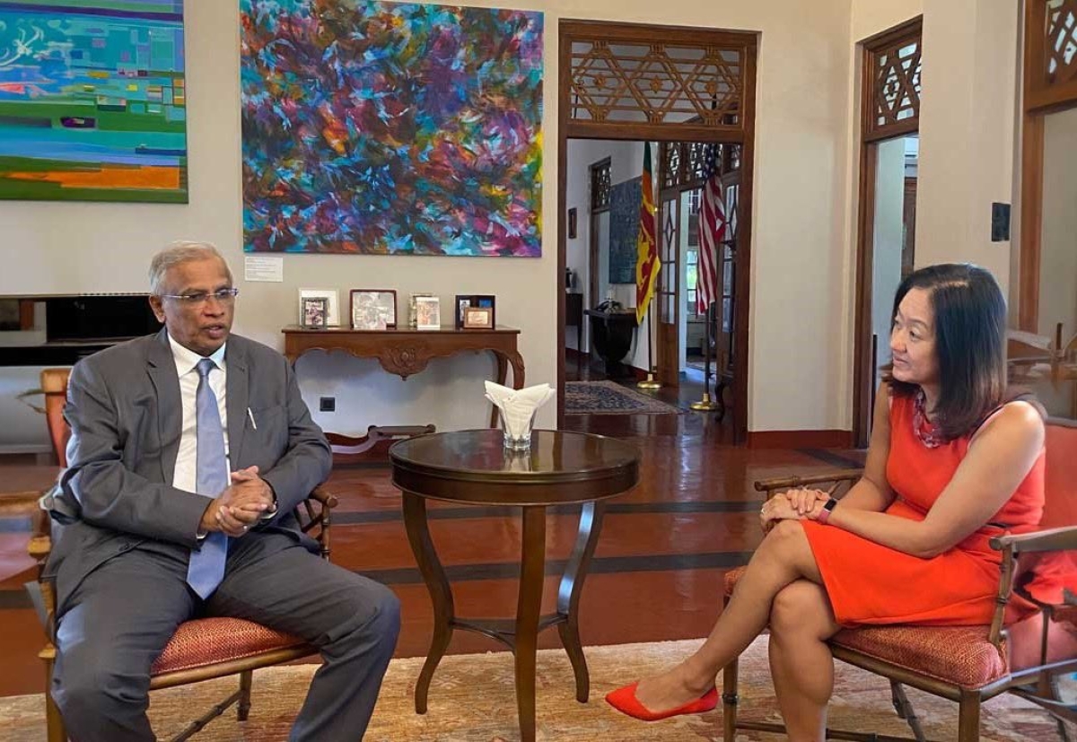 US Ambassador Julie Chung Engages in Talks with TNA MP M.A. Sumanthiran on  Anti-terrorism Bill and Other Issues