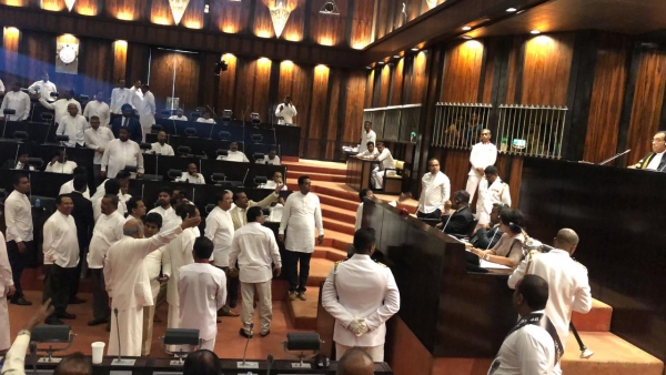 CID Tasked To Investigate Brawls In Parliament During No-Confidence Motions Against Mahinda Rajapaksa