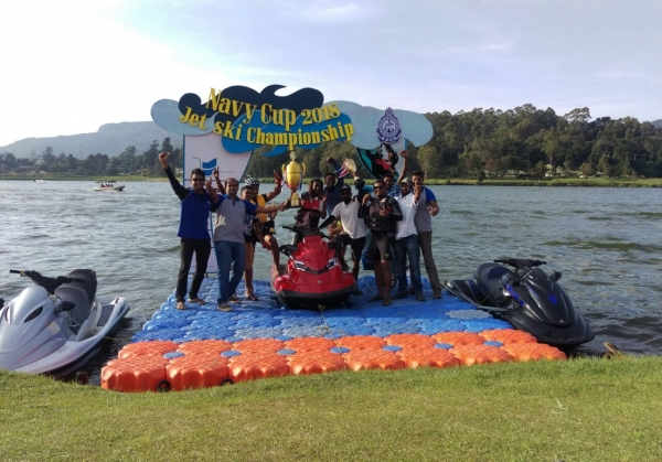 “YAMAHA Wave Runners” stirs up Gregory Lake.