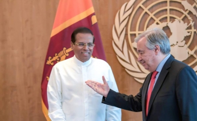 President Briefs UN Secretary General On Progress Achieved By Unity Government: Invites Guterres To Visit Sri Lanka