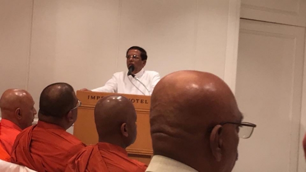 Controversial Monk Galagoda Aththe Gnanasara Thera Seen At President Sirisena&#039;s Event In Tokyo