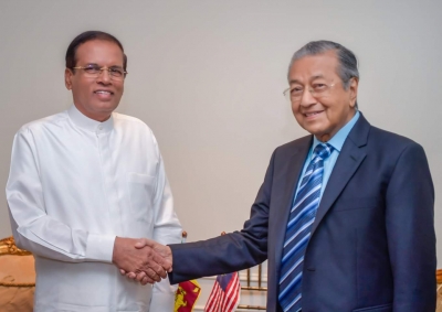 Sirisena Meets Mahathir: Explains His Progress Within Three And Half Years  To Malaysian Leader