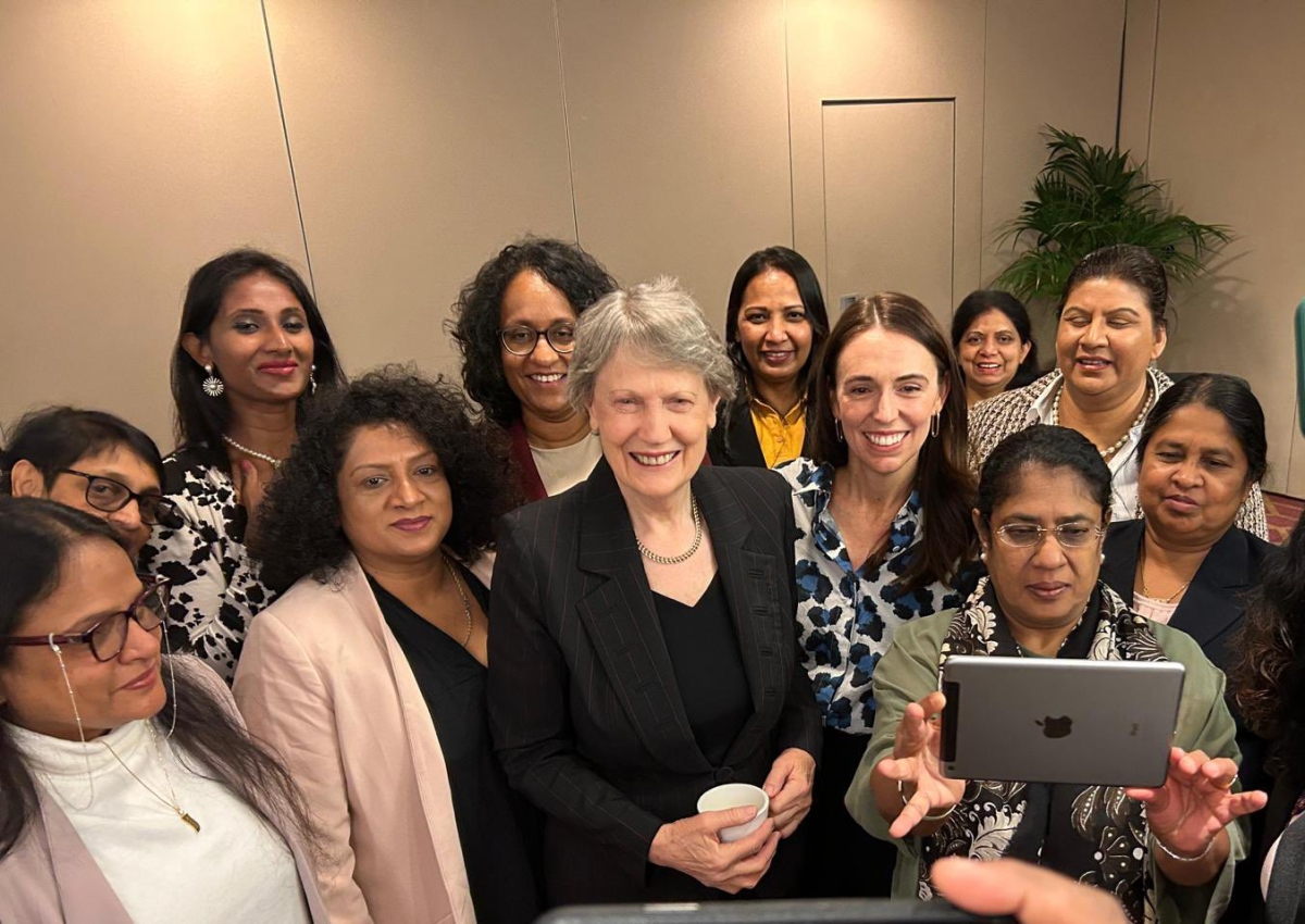 Harini and Other Women&#039;s Parliamentary Caucus Members Meet Jacinda and Clarke During USAID-funded Study Tour of New Zealand