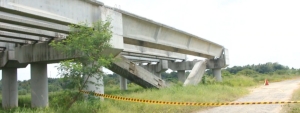 Partially Constructed Section of the Central Expressway Collapses