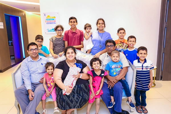 Ninewells Hospital becomes the labour room to 11 babies from one family.