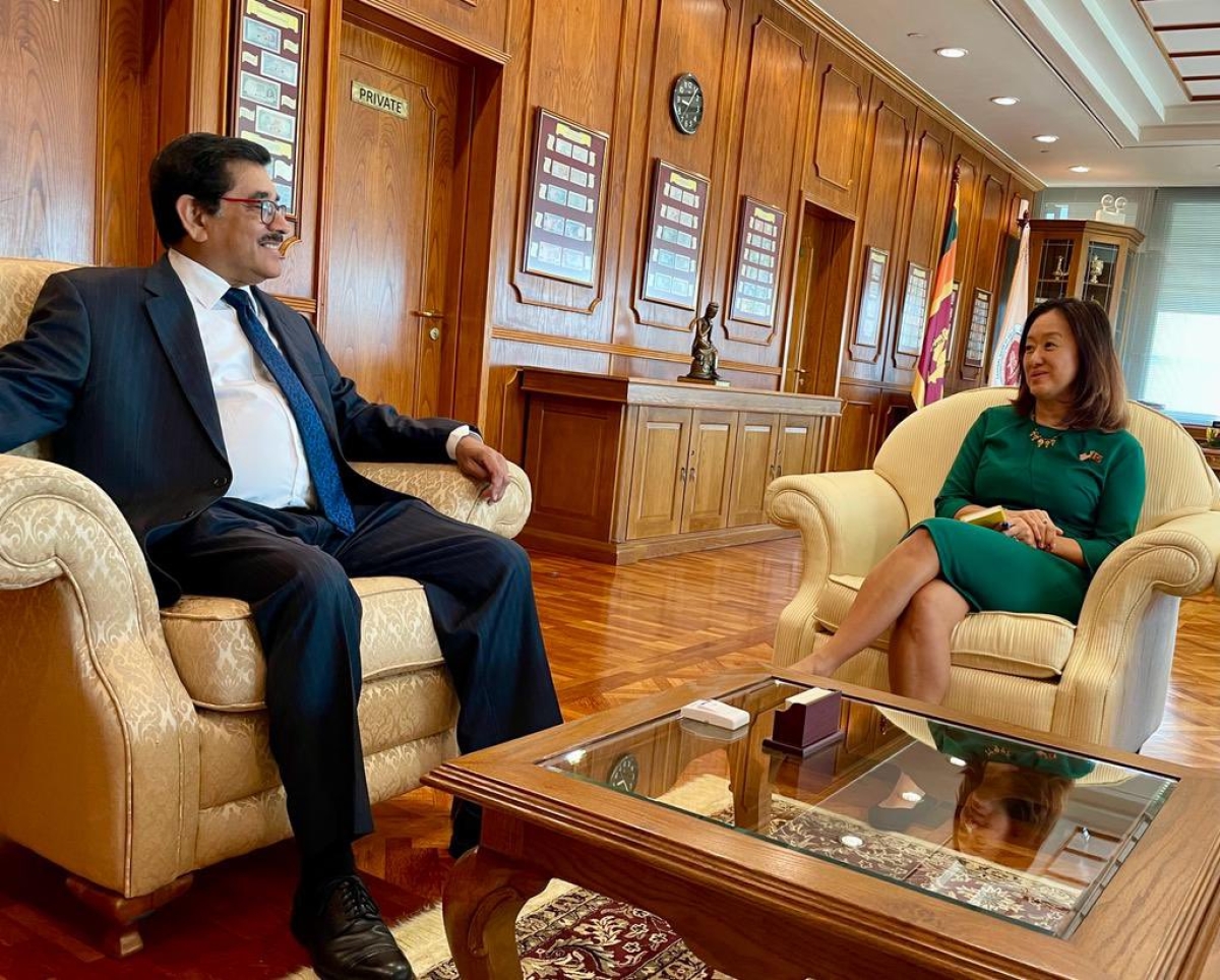 U.S. Ambassador Julie Chung Meets CB Governor and Commends Sri Lanka&#039;s Progress on IMF Agreement and Emphasizes Fairness in Debt Restructuring