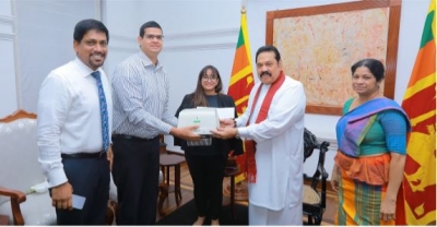 Dr. K.Thiyagarajah Iraivan - Executive Director, Melsta Hospitals/ CEO, Melsta Health Pvt Ltd, Hasitha Jayawardena – Director, Melstacorp PLC, Stasshani Jayawardena – Director, Aitken Spence PLC, Hon. Mahinda Rajapaksa, Prime Minister of the Democratic Socialist Republic of Sri Lanka, and Mrs. Bhadrani Jayawardena, Secretary Ministry of Health and Indigeneous Medical Services. 