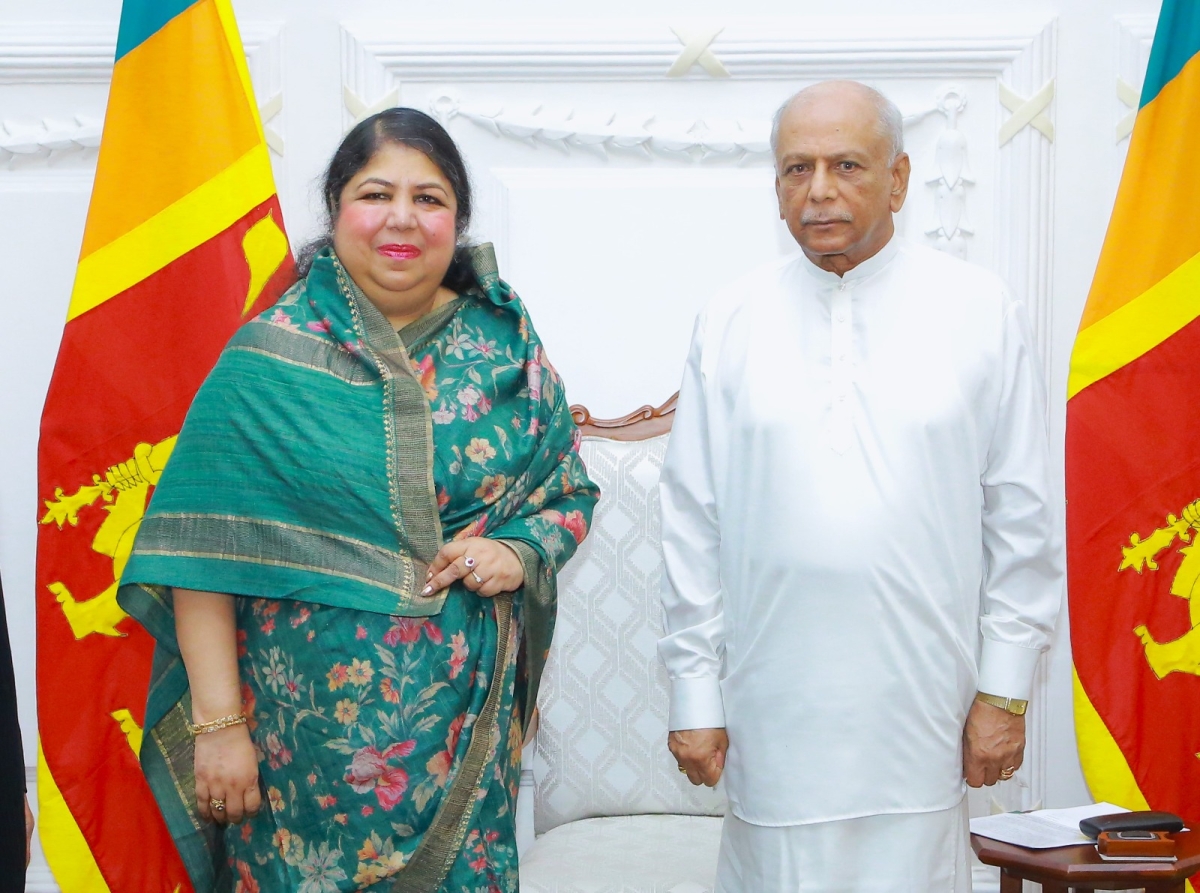 Bangladeshi Speaker Currently in Sri Lanka: PM Dinesh Gunawardene Receives Dr. Sharmin at Temple Trees 