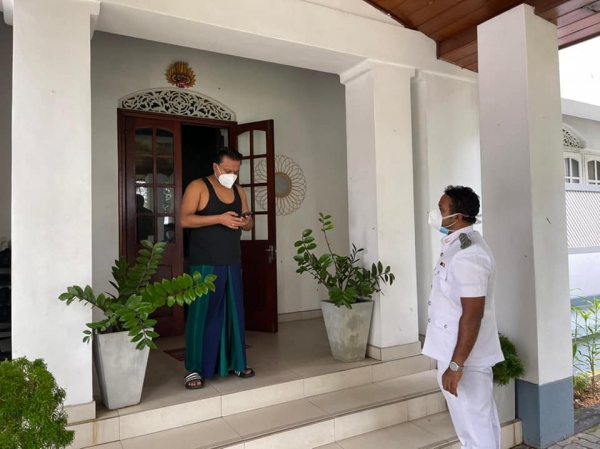Wimal Weerawansa Under Self-Quarantine For 14 Days As Several Security Officers Tested Positive For COVD19