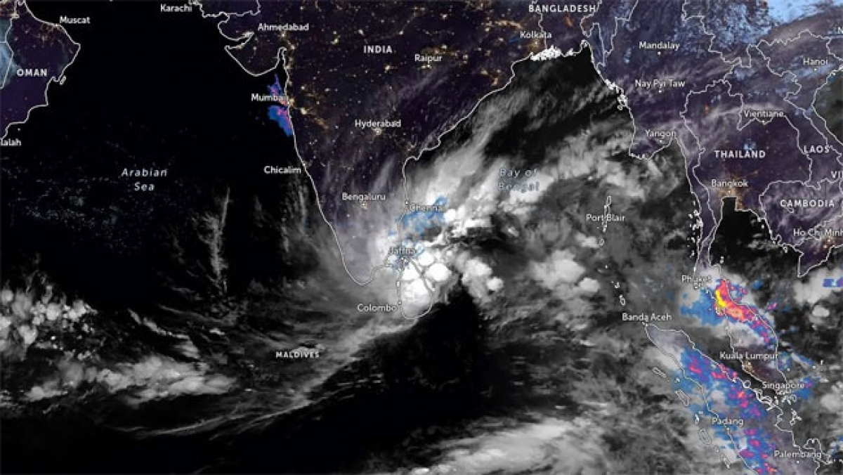 Deep Depression&#039;s Impact on Sri Lanka&#039;s Weather Expected to Reduce After Today