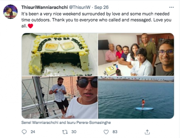 &quot;Selective Curfew&quot; In Sri Lanka: Retired Army General&#039;s Daughter Posts Pictures Of Herself Aboard A Yacht During Curfew