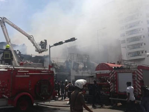 Six shops, two homes damaged in Wellawatte fire