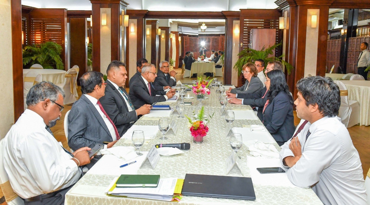 Progress of IMF Commitments, Economic Reforms and &#039;&#039;Aswesuma&#039;&#039; Roll-out: IMF Delegation Holds Crucial Talks With Govt. Officials