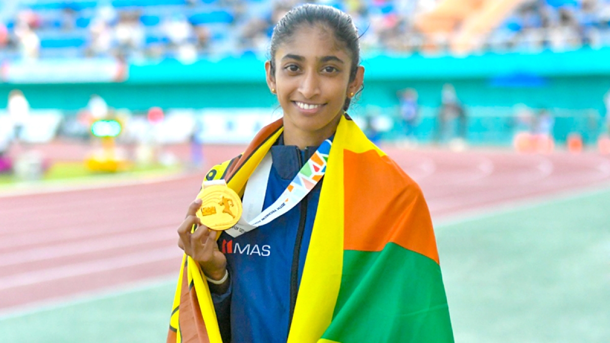 President Congratulates Athlete Tharushi Karunaratne on Historic Gold Medal Win at Asian Games