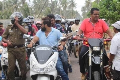 SLPP’s Sanath Nishantha violates traffic laws