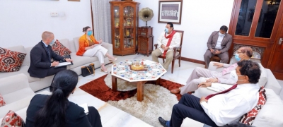 MR Discusses COVID19, Economic Issues And Elections With US Ambassador: Discusses Plans To Produce PPEs To Meet Global Demand