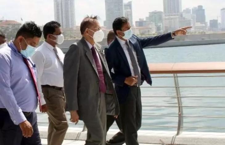 Acting Finance Minister Undertakes Inspection Tour At Colombo Port