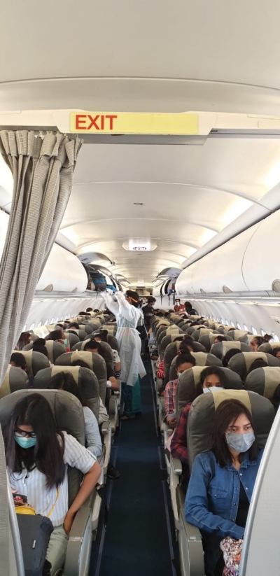 SriLankan Airlines Special Flight Brings Home Stranded Sri Lankans From Amritsar, India