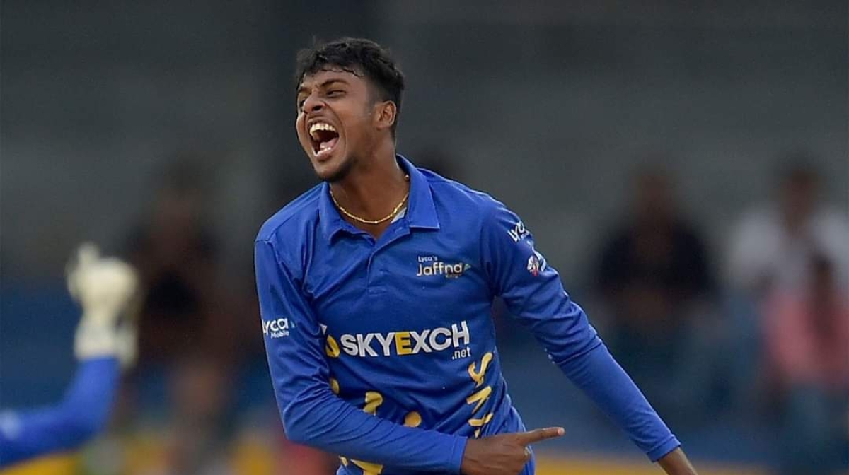 Historic Debut: Vijayakanth Viyaskanth Becomes First Player from Jaffna to Represent Sri Lanka on International Stage