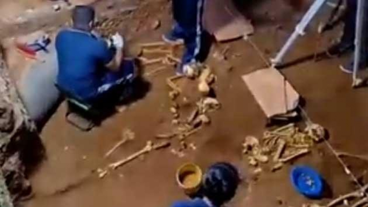 Excavations at Colombo Port Uncover 5 Human Skeletons