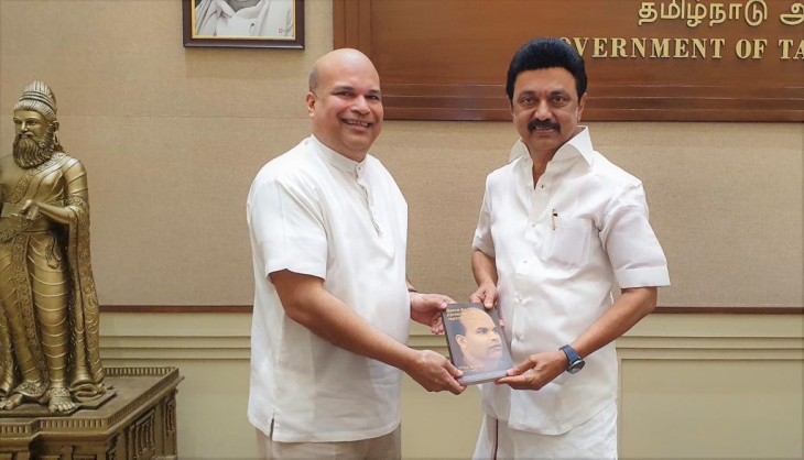 High Commissioner Milinda Moragoda calls on the Chief Minister of Tamil Nadu